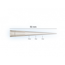 Pipettenspitzen 200 µl, 50 mm lang, graduiert